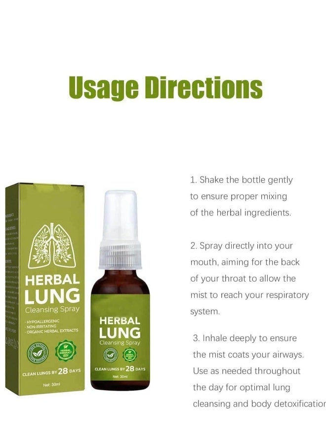 Googeer Breath Health  Brealth detox  Lung Cleansing Spray, Natural  Essence for Powerful Lung Support –  Lung Cleanse Mist 30ml - Image 5